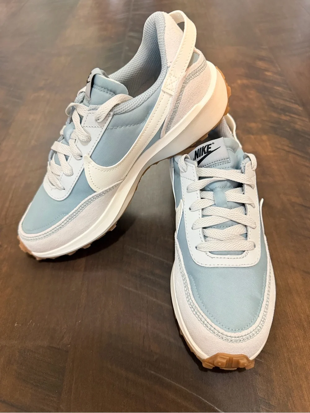 Nike Kids Blue and White Low-Top Sneakers